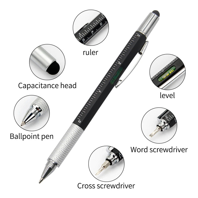 7 in 1 Multifunction Ballpoint Pen With Modern Handheld