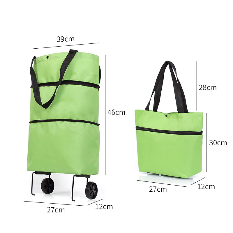 Pull Cart Trolley Bag With Wheels