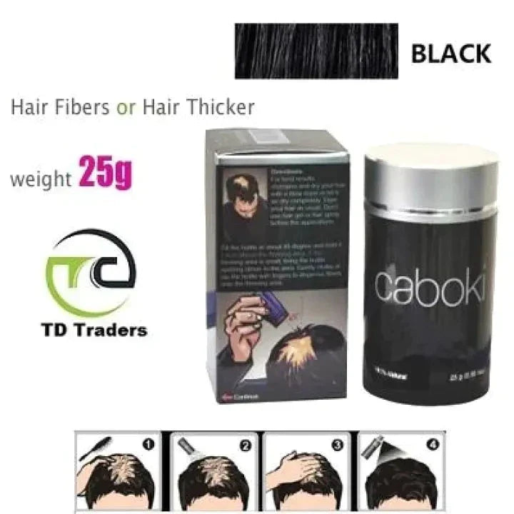 Caboki Hair Fibers Black 25g 1 Pc