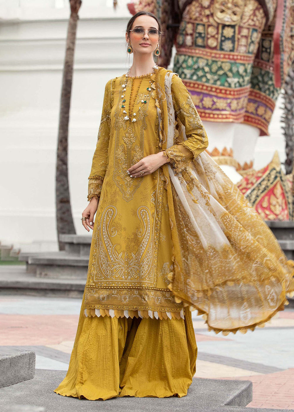 Printed Lawn Suit - Maria B - M.Prints Eid Collection 2023 - MPT-1805-A