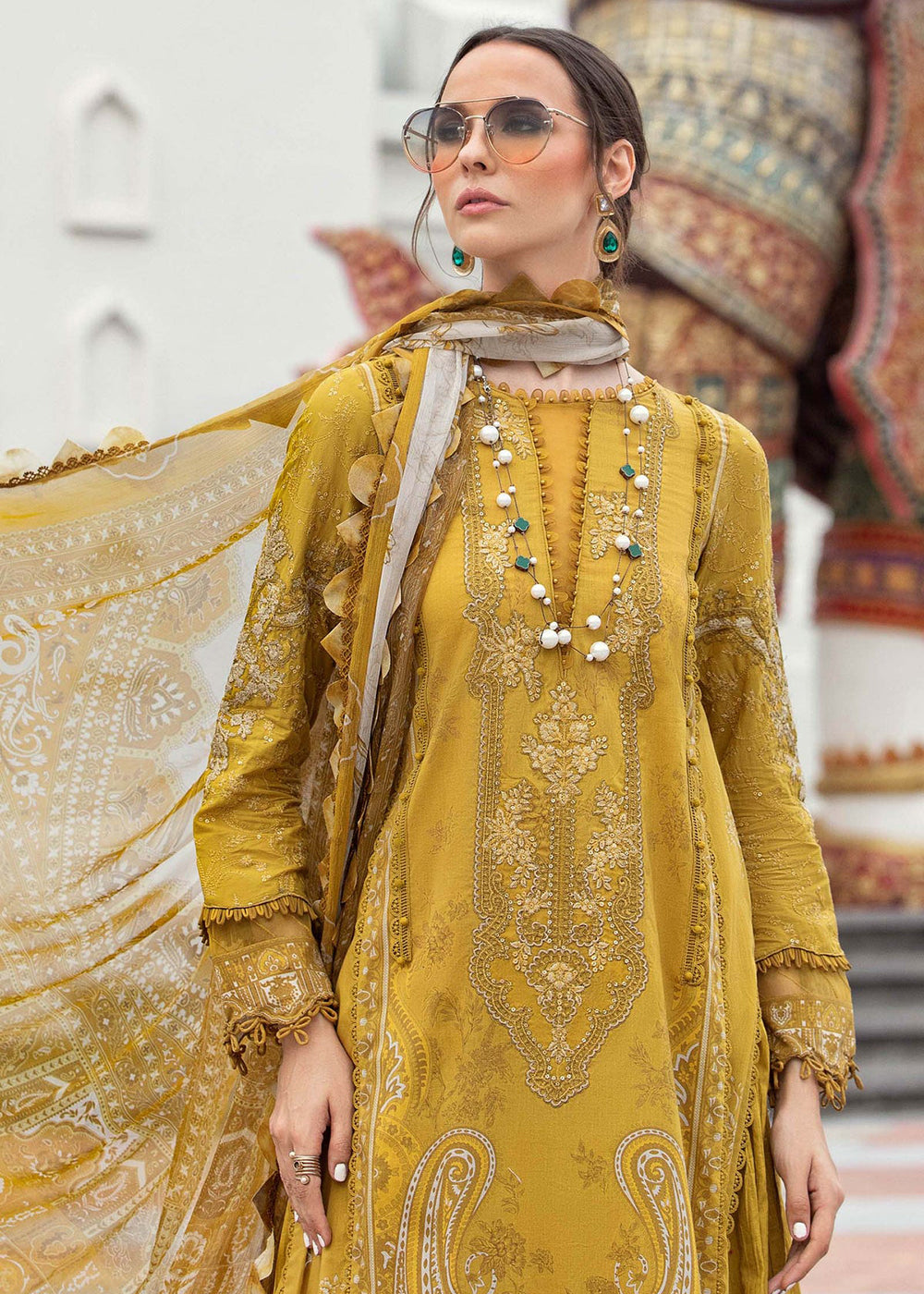 Printed Lawn Suit - Maria B - M.Prints Eid Collection 2023 - MPT-1805-A