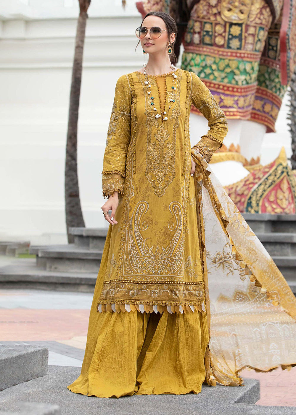 Printed Lawn Suit - Maria B - M.Prints Eid Collection 2023 - MPT-1805-A