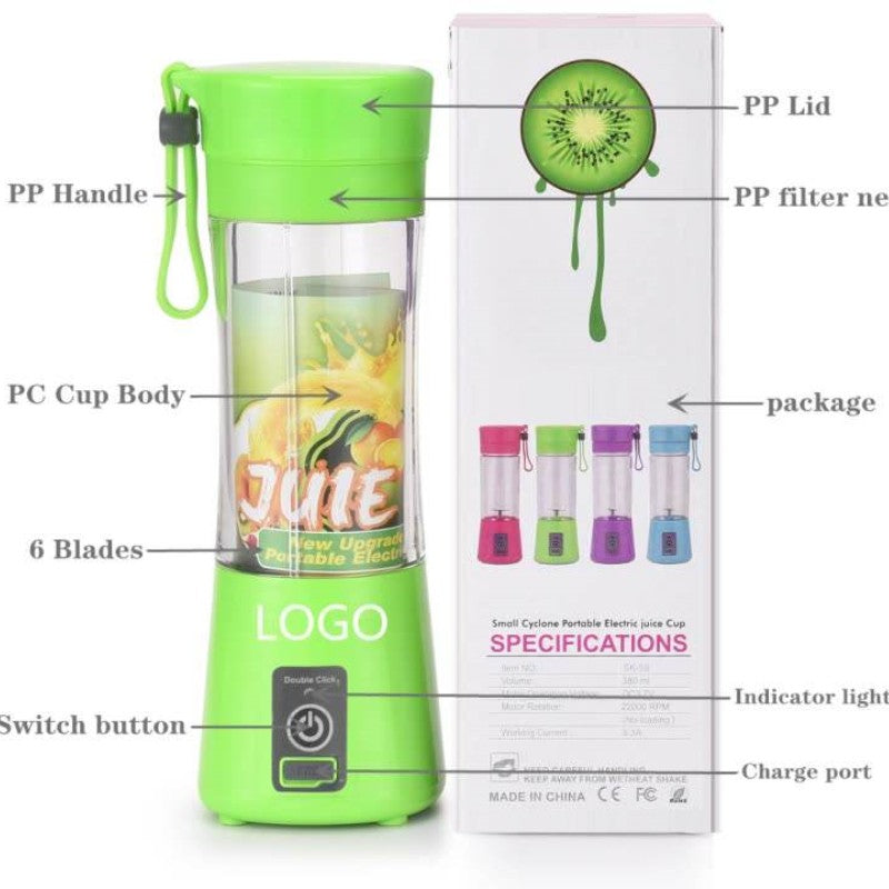 Portable Electric Blender Mini Fruit Juice Mixer