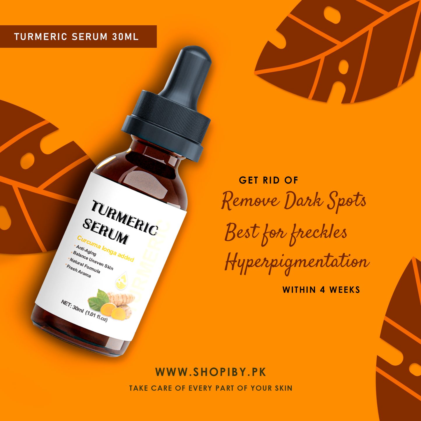 Turmeric Repair Face Serum for Dark Spots (30 ML)