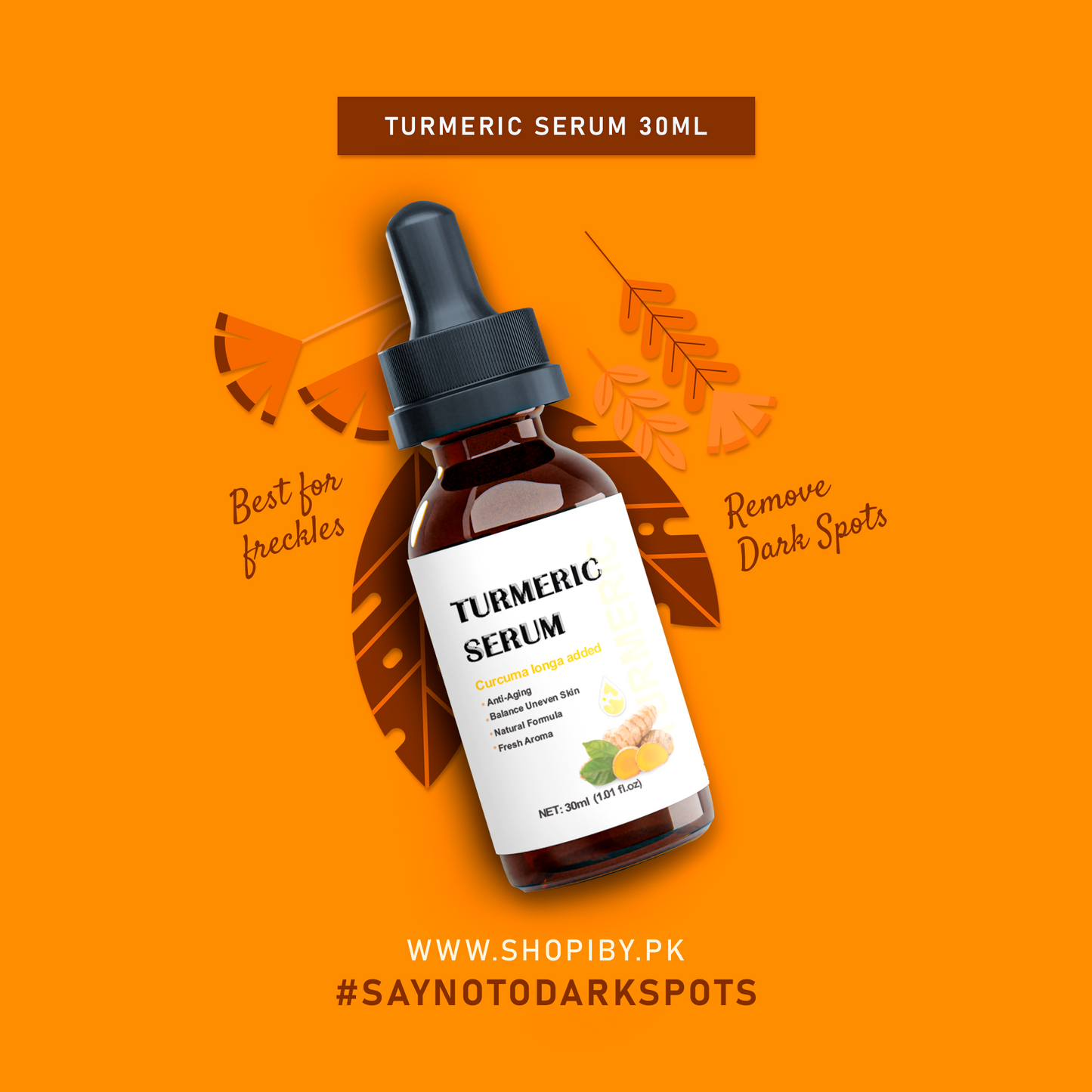 Turmeric Repair Face Serum for Dark Spots (30 ML)